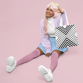 Bolsa Tote Abstrato Polka