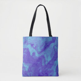 Bolsa Tote Abstrato Purple Blue Diffusion
