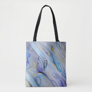Bolsa Tote Abstrato roxo