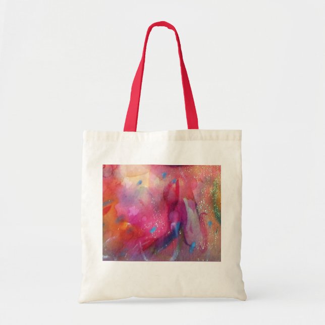 BOLSA TOTE ABSTRATO RUBY (Frente)