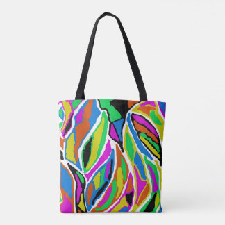 Bolsa Tote Abstrato Rústico