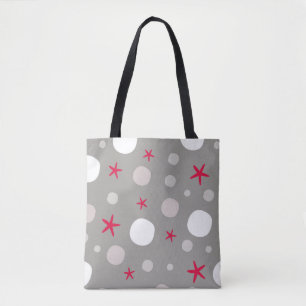 Bolsa Tote Abstrato sem descontinuidades do padrão de vintage