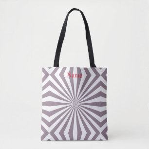 Bolsa Tote Abstrato Starburst Thunder_Cove
