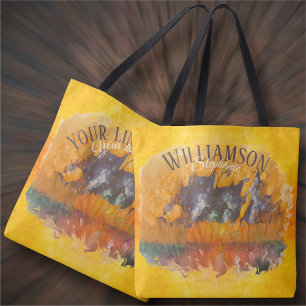 Bolsa Tote Abstrato Sunset 0612