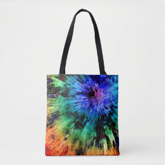 Bolsa Tote Abstrato Tie Dye