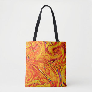 Bolsa Tote Abstrato twirl faz a textura voltar atrás. Bright