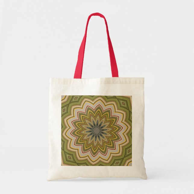 Bolsa Tote Abstrato Verde (Frente)