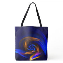Abstrato Vortex Forma Azul Laranja