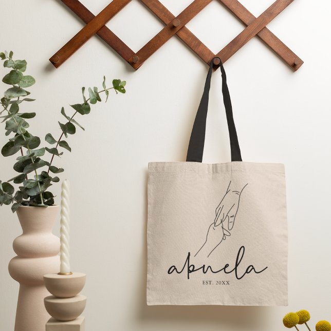Bolsa Tote Abuela Estabelecida na Moda (Criador carregado)