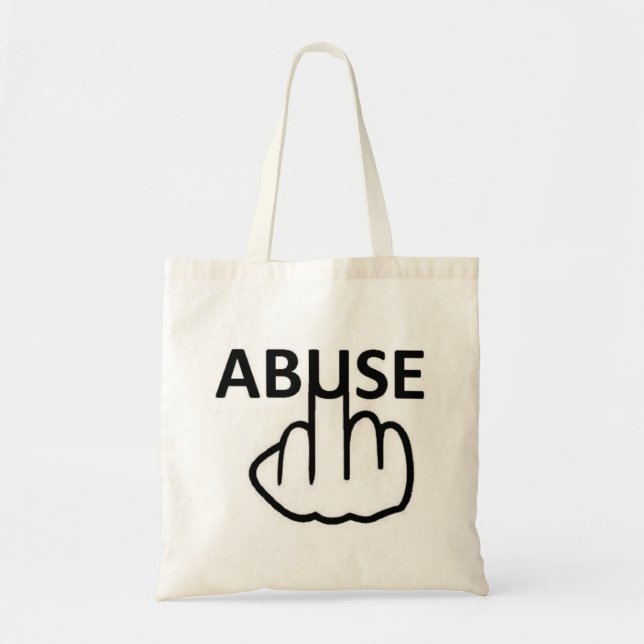 Bolsa Tote Abuso De Saco É Terrível (Frente)