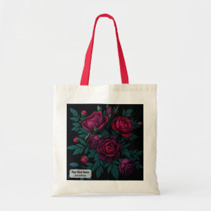 Bolsa Tote Academia Sombria e Mal-humorada Arte Floral Botâni
