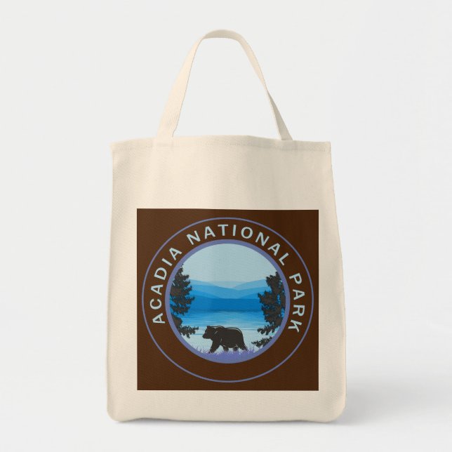 Bolsa Tote Acadia National Park Maine Bear Tote Bag (Frente)