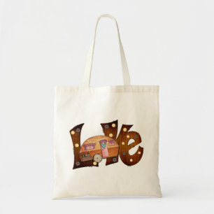 Bolsa Tote Acampamento de amor Bonito