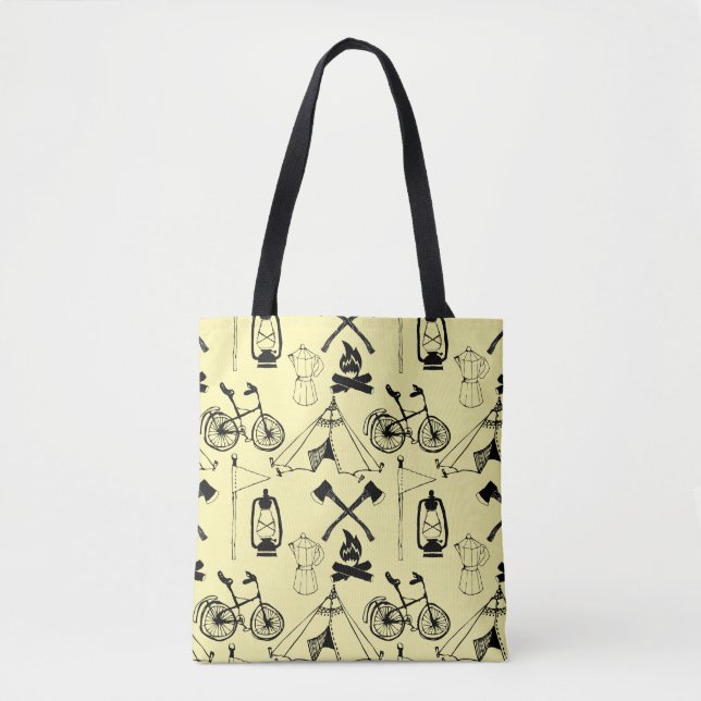 Bolsa Tote acampamento de vamos (Frente)