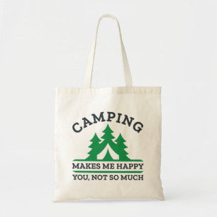 Bolsa Tote Acampamento me deixa feliz