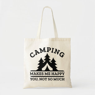 Bolsa Tote Acampamento me deixa feliz