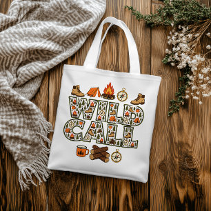 Bolsa Tote Acampamento Selvagem Camping Hiking Aventura ao Ar