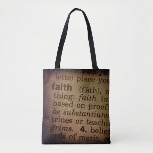 Bolsa Tote Achar Significado - Fé