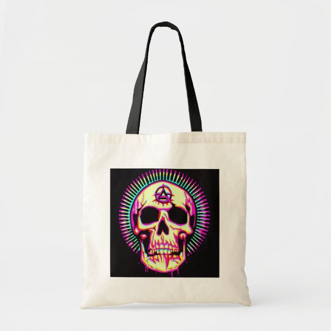 BOLSA TOTE 'ACID SKULL' (Frente)