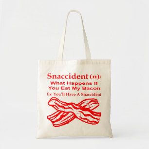 Bolsa Tote Acidente (N) O Que Acontece Se Comer O Meu Bacon #