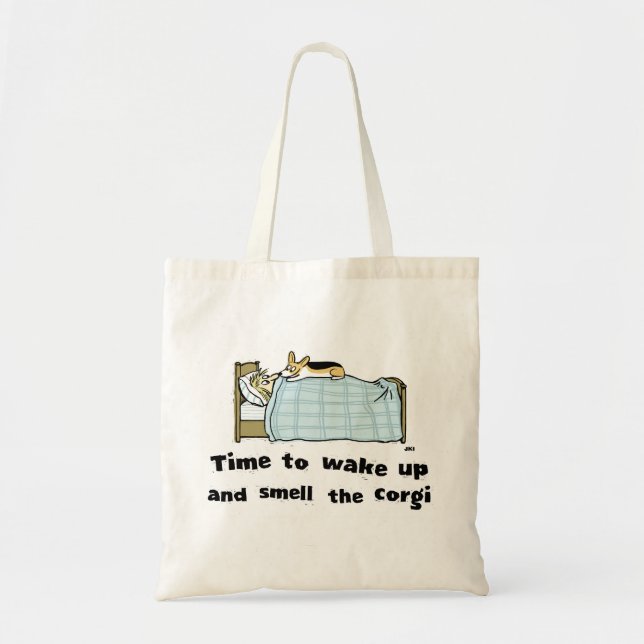 Bolsa Tote Acordar para cima e cheire o córrego | Pembroke We (Frente)