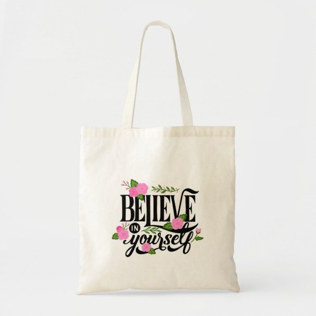 Bolsa Tote Acredite em Si Mesmo (Frente)