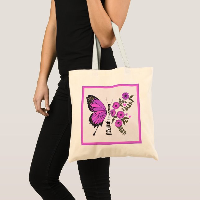 Bolsa Tote Acredite em si mesmo (Frente (produto))
