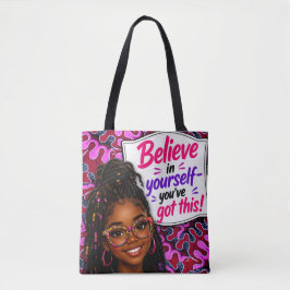 Bolsa Tote Acredite em você mesmo - você consegue!