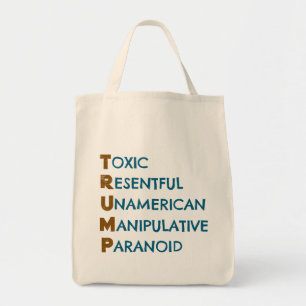 Bolsa Tote Acrônimo Antitrump Personalizável