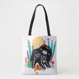 Bolsa Tote AÇÚCAULL NIRVANA Chow Day of the Dead