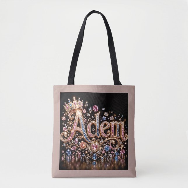 Bolsa Tote Adam Crown Sparkle (Frente)