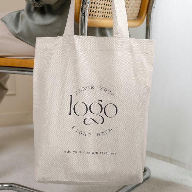 Bolsa Tote Add Your Logo Custom Business Promotional White (add your own logo business tote bag)