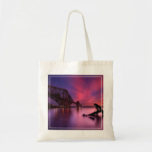 Bolsa Tote Adiante ponte do trilho no por do sol Scotland