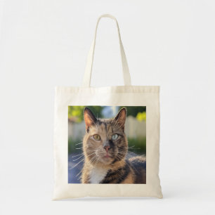 Bolsa Tote Adicionar Personalização de Foto de Cat