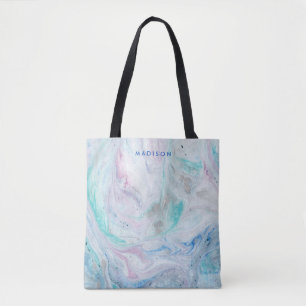 Bolsa Tote Adicionar Seu Nome Marble I