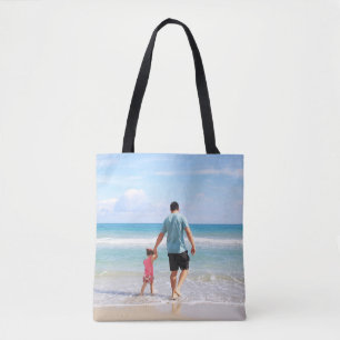 Bolsa Tote Adicionar sua própria foto e/ou texto