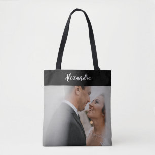 Bolsa Tote Adicionar Sua Própria Foto Personalizada