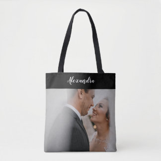 Bolsa Tote Adicionar Sua Própria Foto Personalizada