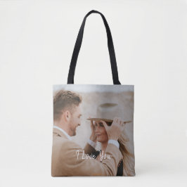Bolsa Tote Adicionar Sua Própria Foto Personalizada
