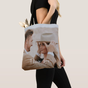 Bolsa Tote Adicionar Sua Própria Foto Personalizada