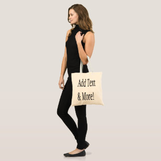 Bolsa Tote Adicionar texto e mais! Personalizar seu próprio p