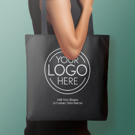 Bolsa Tote Adicione seu logotipo corporativo moderno minimali