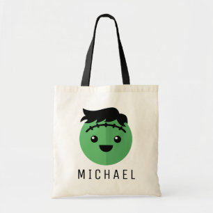 Bolsa Tote Adicione seu nome Cute Frankenstein