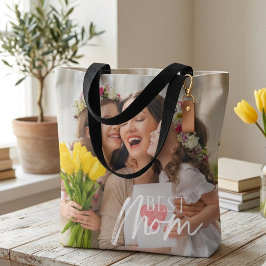 BOLSA TOTE ADICIONE SUA FOTO MELHOR MÃE