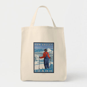 Bolsa Tote Admiração do esquiador - Sun Valley, Idaho