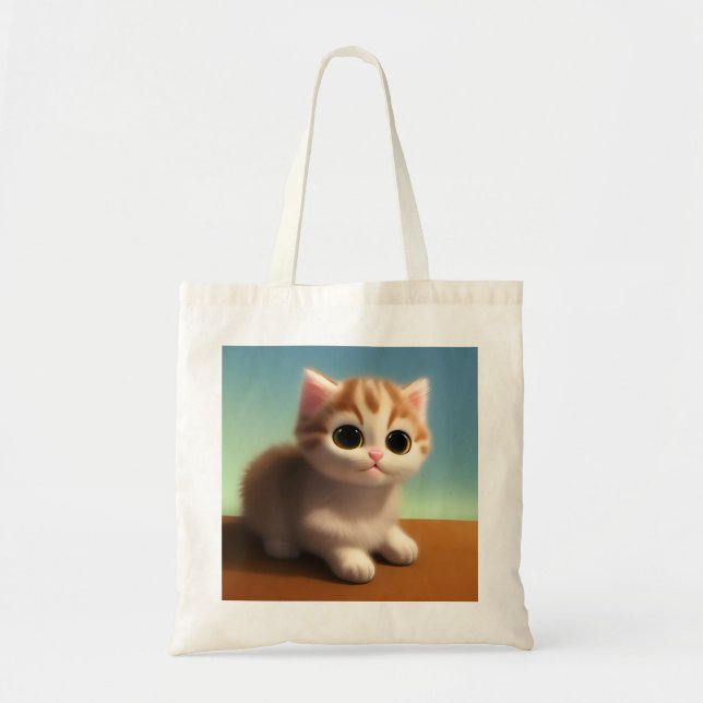 Bolsa Tote Adorable Kitten (Frente)