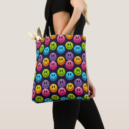 Bolsa Tote "Adorable Smile Emoji Pattern Collection"