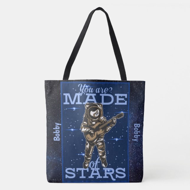 Bolsa Tote Adoráveis Espaçadores Que Você É Feito De Estrelas (Frente)