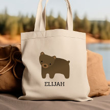 Adoráveis Ursos Marrons Personalizados para Crianç