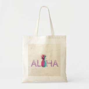 Bolsa Tote Adorável Abacaxi Havaiano Aloha